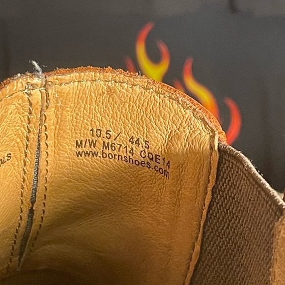 Men’s 10.5 Born Aiden Brown Leather Casual boots - Picture 7 of 7